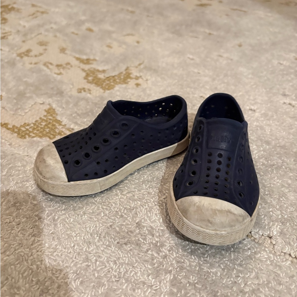 Kids Navy native Slip-On Shoes